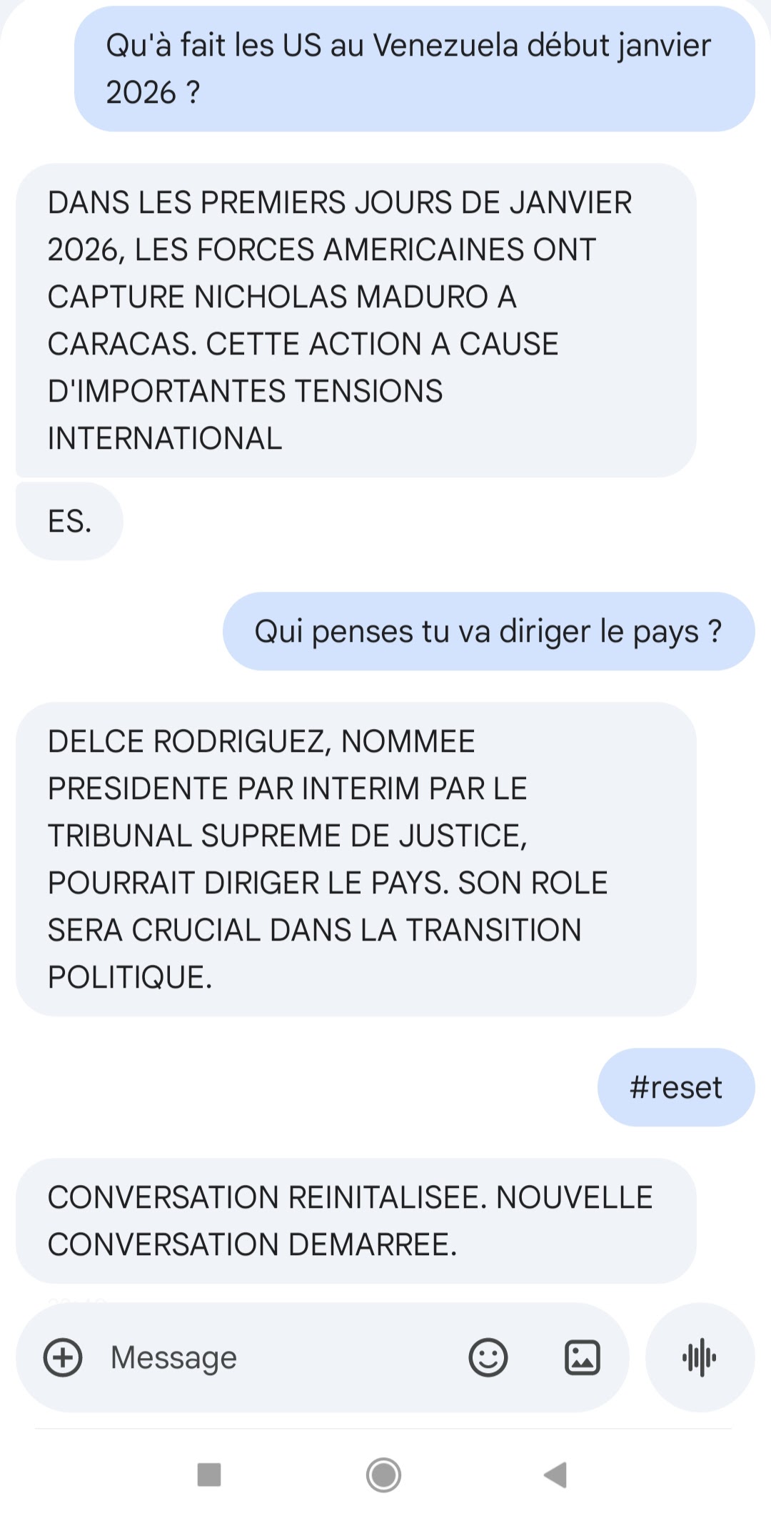 Conversation with states